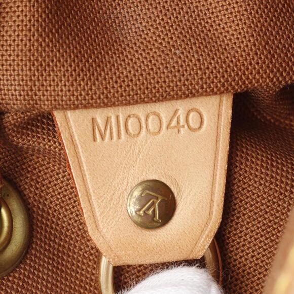 LOUIS VUITTON Brown Monogram Leather Backpack - Picture 6 of 11